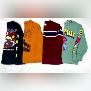 Excellent Condition 4 Long Sleeve Boys Shirt Bundle